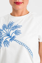 T-shirt con ricamo | Twinset - PMC Portici