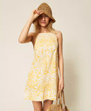 Abito corto in popeline stampato | TWINSET - PMC Portici