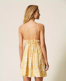 Abito corto in popeline stampato | TWINSET - PMC Portici