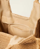 Borsa shopper in rafia con frange laterali | TWINSET - PMC Portici