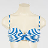 Bikini a fascia slip vita alta fantasia righe | TWINSET - PMC Portici