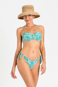 Bikini a fascia stampa botanica | TWINSET - PMC Portici