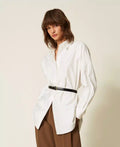 Camicia in popeline con cintura | TWINSET - PMC Portici