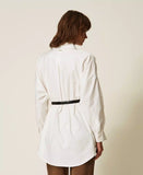 Camicia in popeline con cintura | TWINSET - PMC Portici