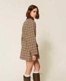Parka jacquard pied-de-poule | TWINSET - PMC Portici