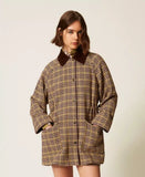 Parka jacquard pied-de-poule | TWINSET - PMC Portici
