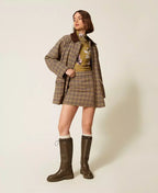 Parka jacquard pied-de-poule | TWINSET - PMC Portici
