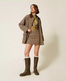 Parka jacquard pied-de-poule | TWINSET - PMC Portici