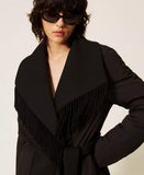 Giacca imbottita con frange | TWINSET - PMC Portici