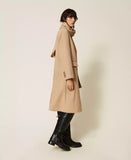 Cappotto in panno velour | TWINSET - PMC Portici