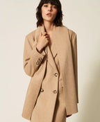 Cappotto in panno velour | TWINSET - PMC Portici