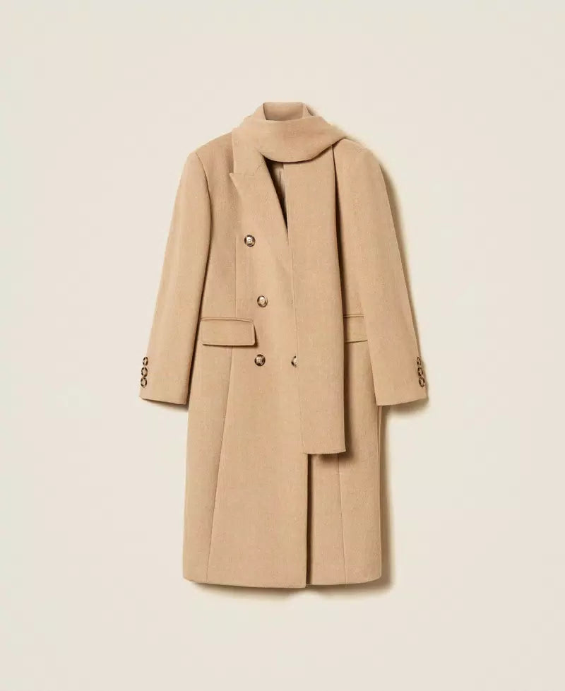 Cappotto in panno velour | TWINSET - PMC Portici