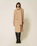 Cappotto in panno velour | TWINSET - PMC Portici