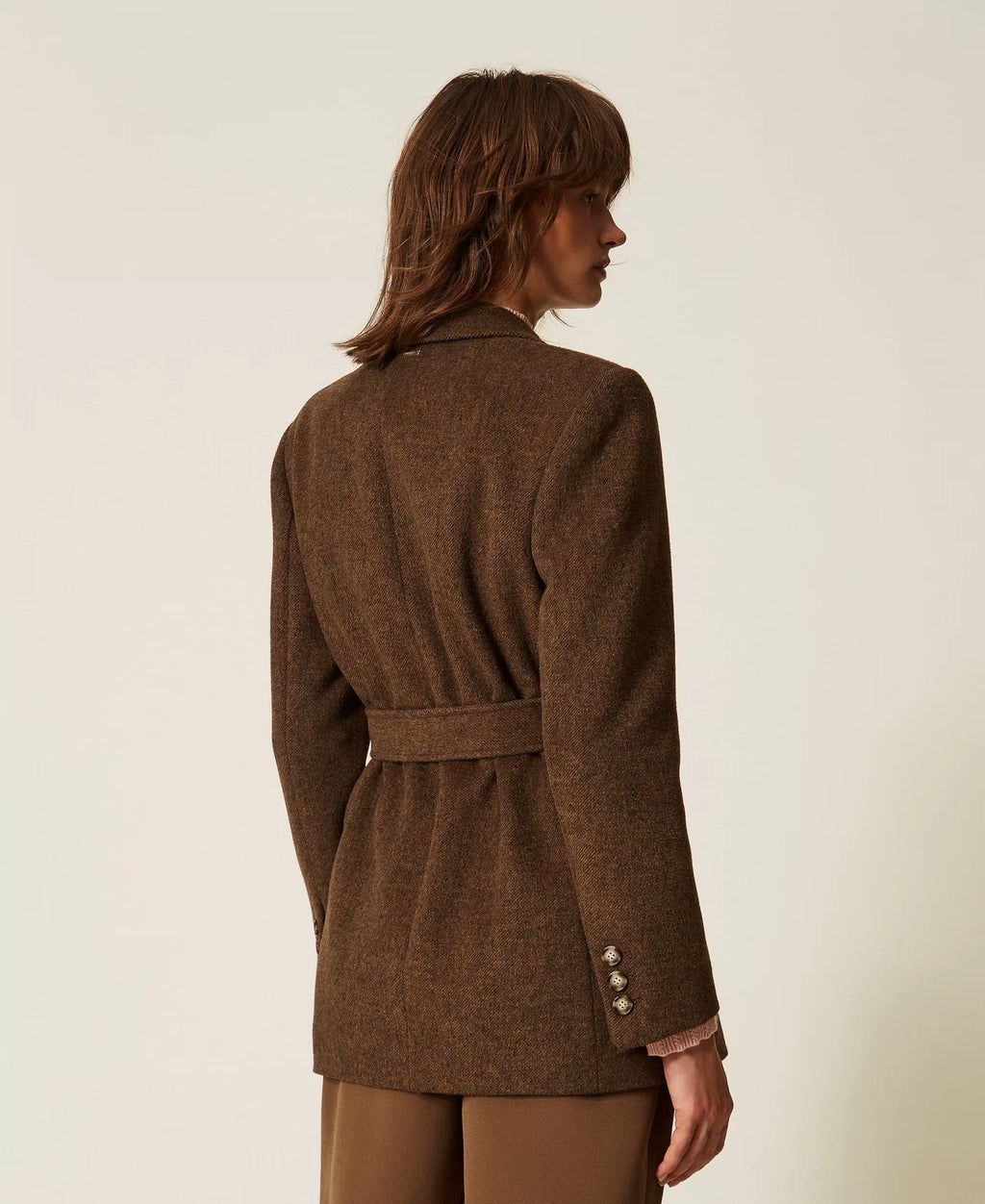 Giacca blazer in panno velour | TWINSET - PMC Portici

