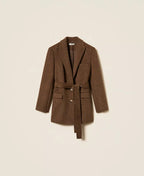 Giacca blazer in panno velour | TWINSET - PMC Portici

