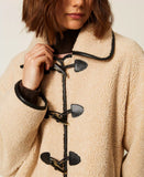Caban in faux fur con alamari | TWINSET - PMC Portici