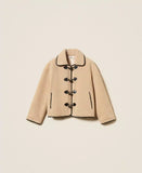 Caban in faux fur con alamari | TWINSET - PMC Portici