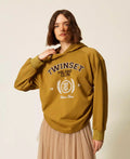 Felpa con cappuccio e stampa logo | TWINSET - PMC Portici
