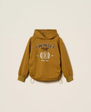 Felpa con cappuccio e stampa logo | TWINSET - PMC Portici
