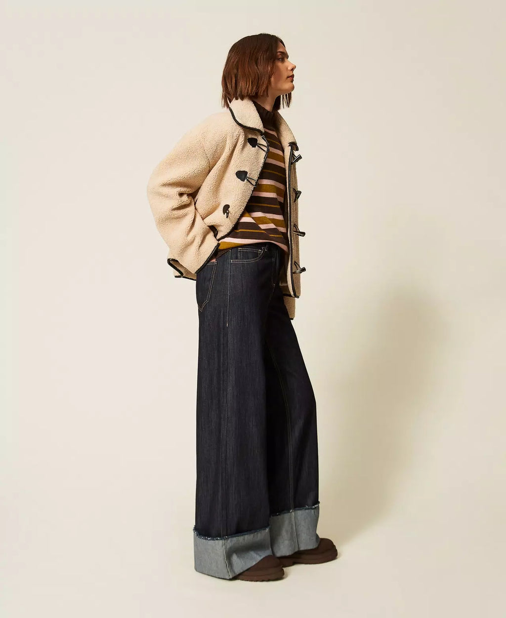 Jeans flare con risvolto | TWINSET - PMC Portici