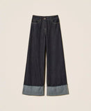 Jeans flare con risvolto | TWINSET - PMC Portici
