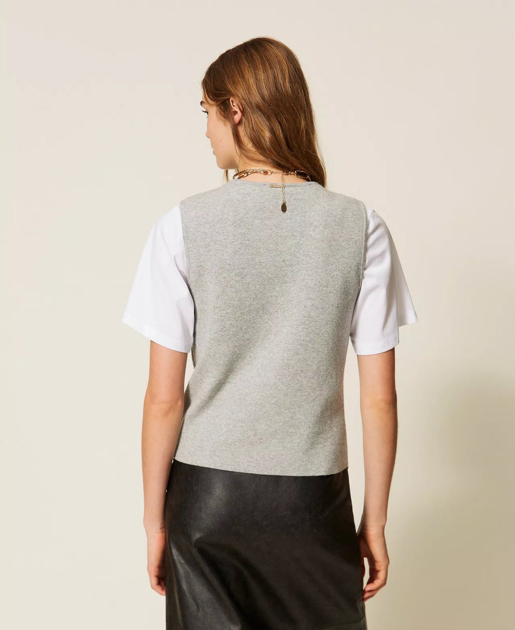Maglia fitted senza maniche | TWINSET - PMC Portici