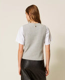 Maglia fitted senza maniche | TWINSET - PMC Portici