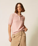 Maglia a polo con spilla | TWINSET - PMC Portici