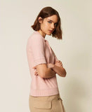 Maglia a polo con spilla | TWINSET - PMC Portici