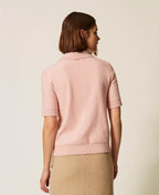 Maglia a polo con spilla | TWINSET - PMC Portici