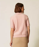Maglia a polo con spilla | TWINSET - PMC Portici