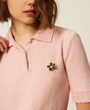 Maglia a polo con spilla | TWINSET - PMC Portici