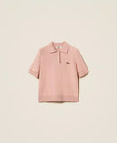 Maglia a polo con spilla | TWINSET - PMC Portici