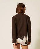 Cardigan con bottone smaltato | TWINSET - PMC Portici