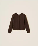 Cardigan con bottone smaltato | TWINSET - PMC Portici