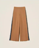 Pantaloni in maglia con passamaneria jeans | TWINSET - PMC Portici