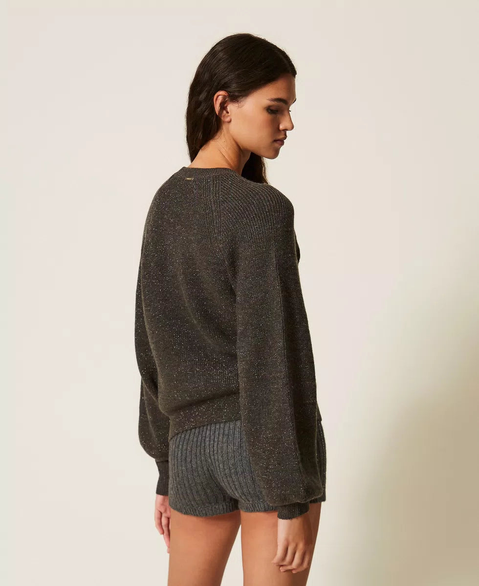 Maglia con cut-out e trecce | TWINSET - PMC Portici