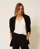 Giacca in maglia con paillettes | TWINSET - PMC Portici

