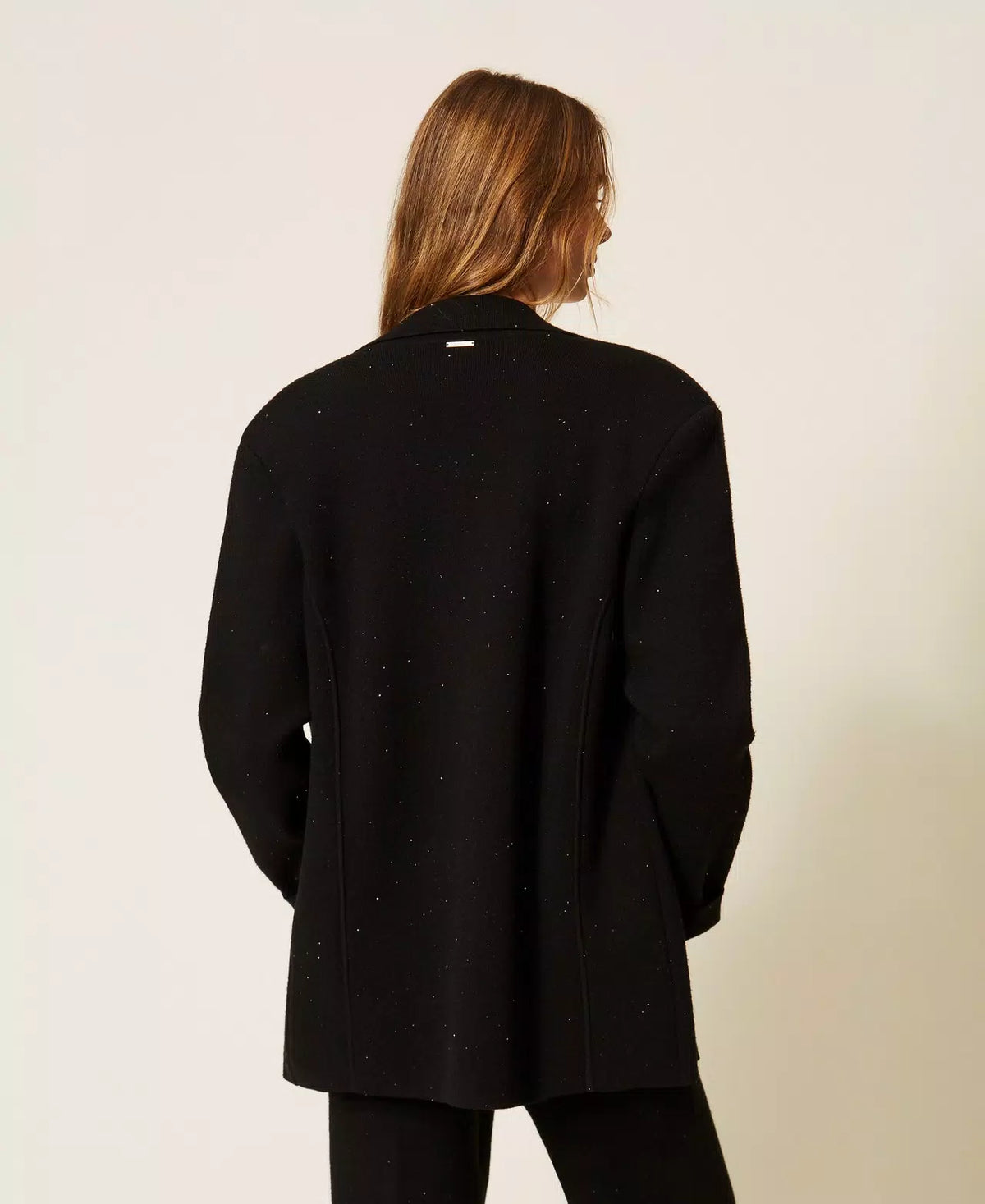 Giacca in maglia con paillettes | TWINSET - PMC Portici

