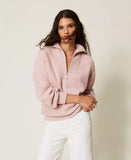 Maglia a lupetto con zip | TWINSET - PMC Portici
