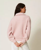Maglia a lupetto con zip | TWINSET - PMC Portici