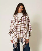 Poncho jacquard check | TWINSET - PMC Portici