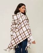 Poncho jacquard check | TWINSET - PMC Portici