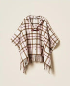 Poncho jacquard check | TWINSET - PMC Portici