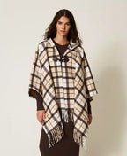 Poncho jacquard check | TWINSET - PMC Portici