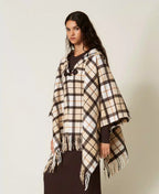 Poncho jacquard check | TWINSET - PMC Portici