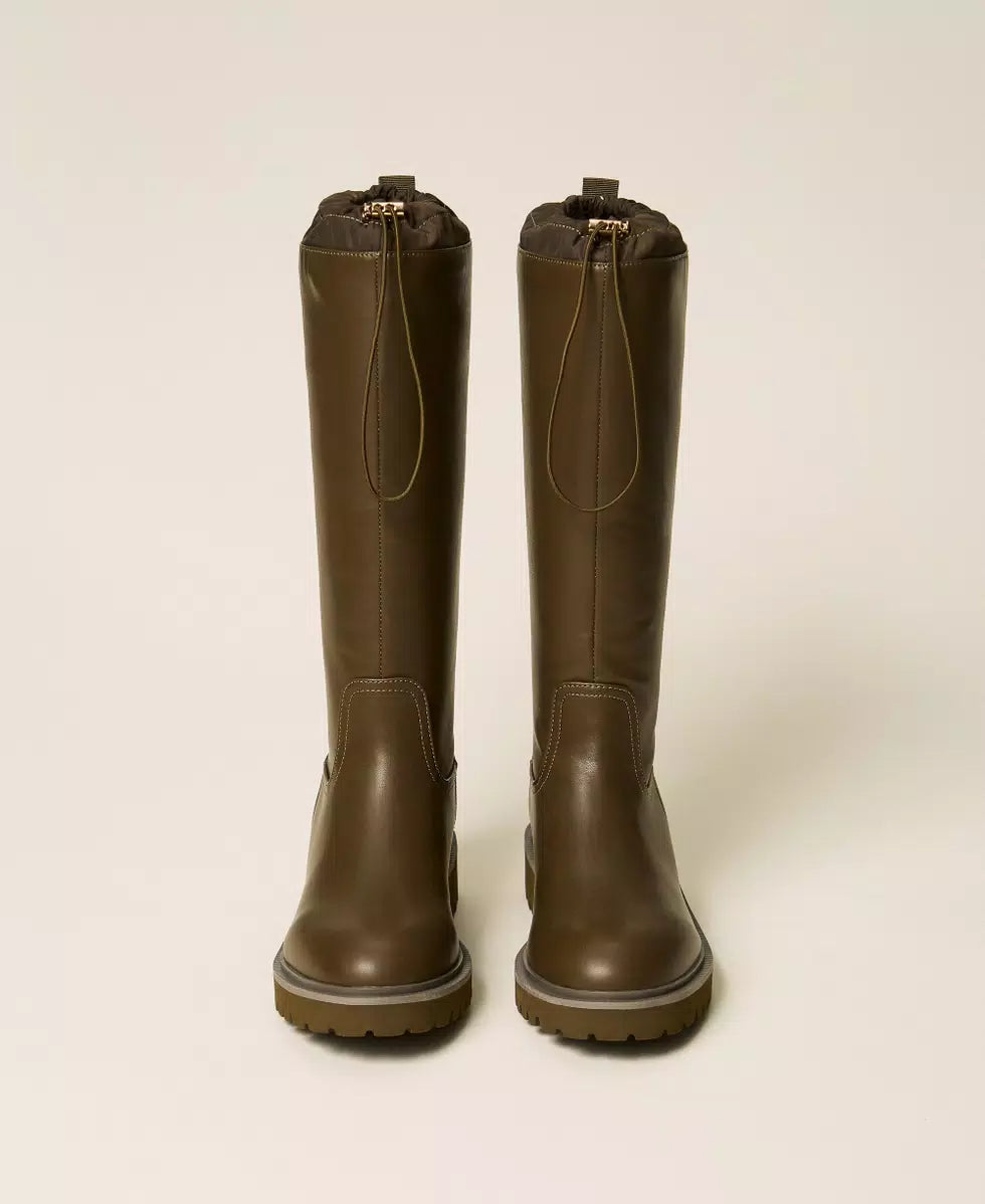 Stivali in gomma con coulisse | TWINSET - PMC Portici


