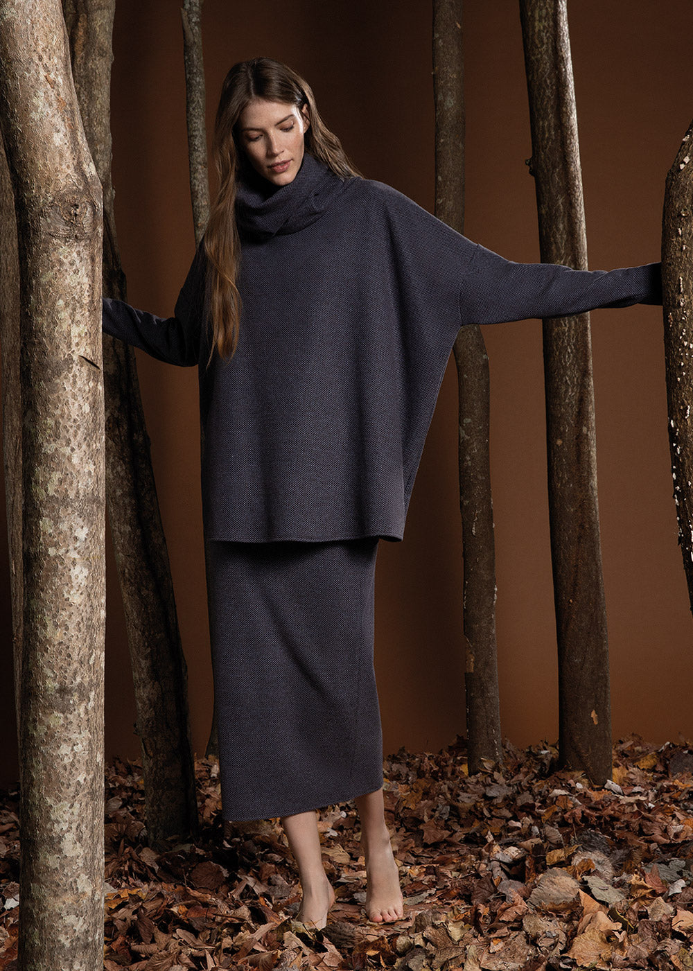 Gonna tubino in Punto Milano jacquard | Caterina D. - PMC Portici

