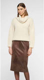 Maglione lurex collo alto