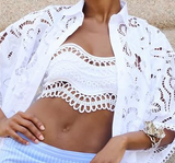 Bikini a fascia in macramè | Raffaela d'Angelo - PMC Portici